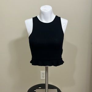 NWT Forever 21 Black Racerback Tank Top